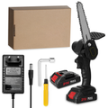 4-Inch 21V Mini Electric Chainsaw for Woodworking