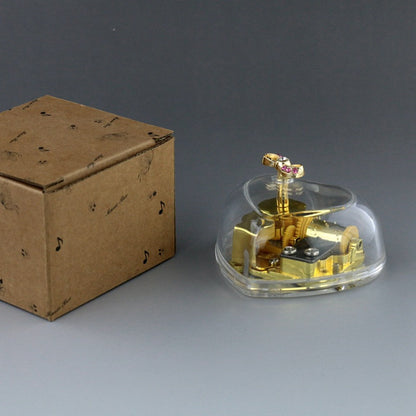 Mini Music Box with Bowknot Design