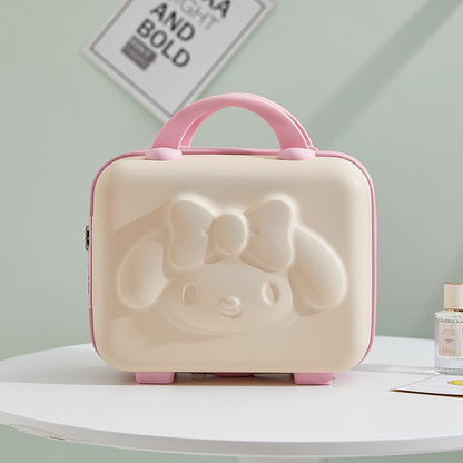 Luxury Cartoon Bear Travel Suitcase for Kids (14-Inch)