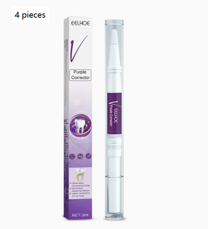 EELHOE V34 Purple Teeth Whitening Pen for Stain Removal