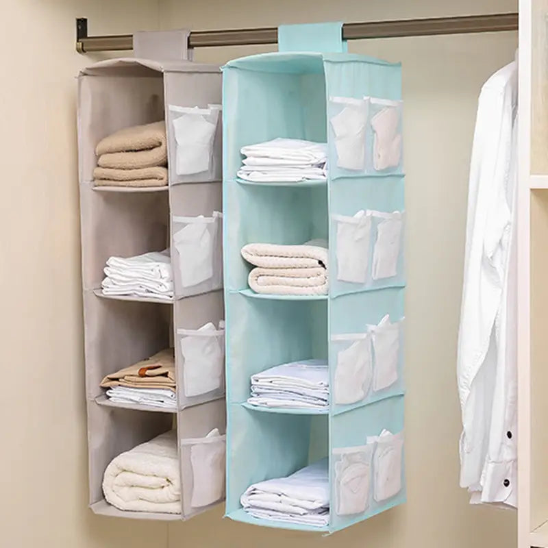 Multi-Layer Fabric Hanging Closet Organizer (1pc)