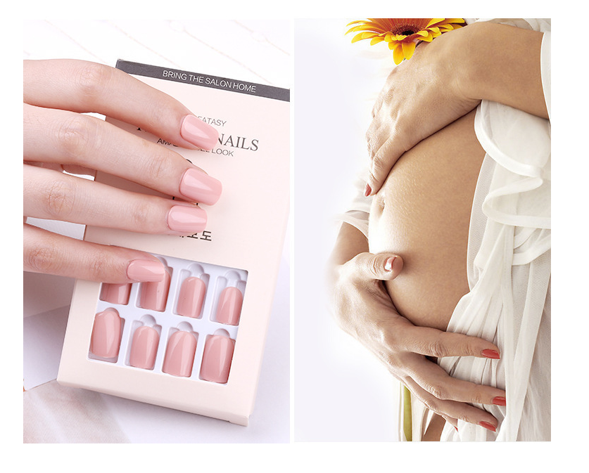 Solid Color Press-On Nails - False Nail Tips