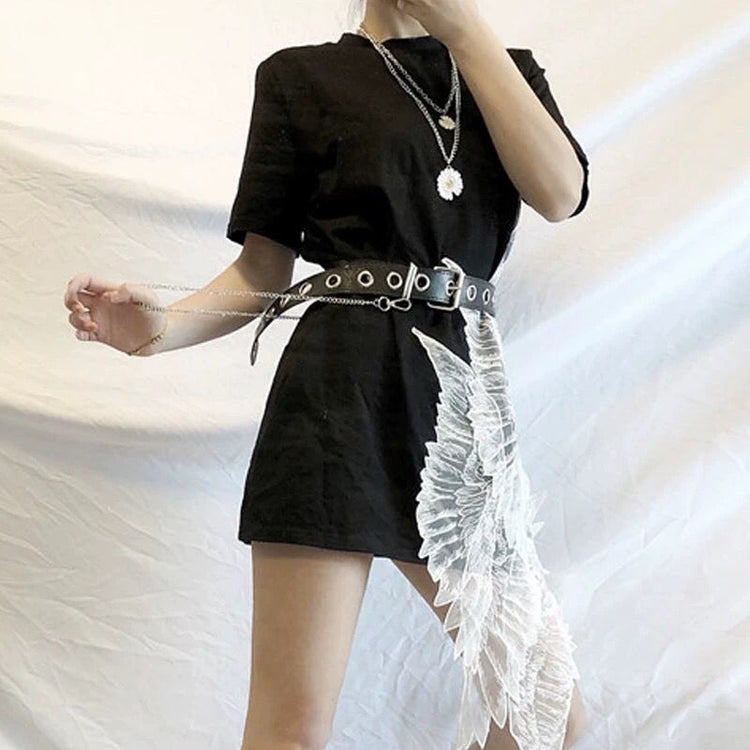 Autumn New Embroidered Angel Wings Dress