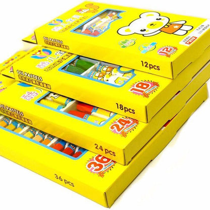 Childrens Oil Pastel Drawing Crayon Set
