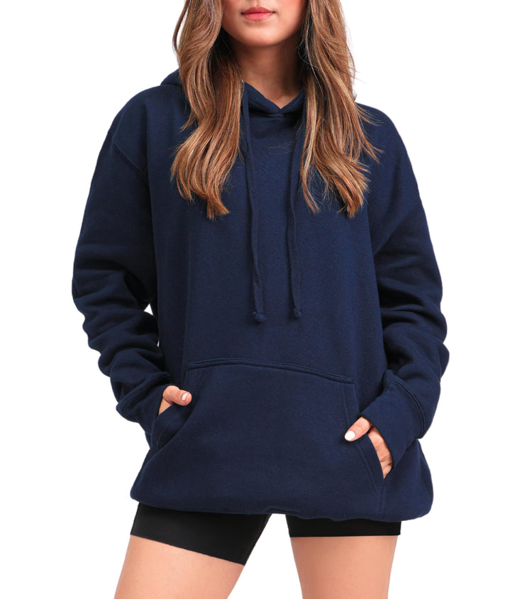 Aon Apparel Navy Blue Hoodie For Women - Higher Organic Cotton Navy Hoodie Women - Dark Blue Hoodie Women Sweatshirt - Soft Navy Hoodie - Comfortable Navy Blue Hoodie Women Love (Navy 3XL)