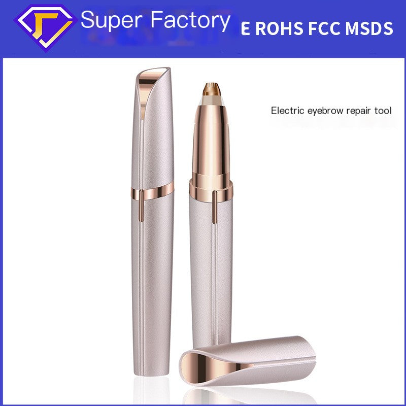 Electric Eyebrow Trimmer and Hair Removal Device