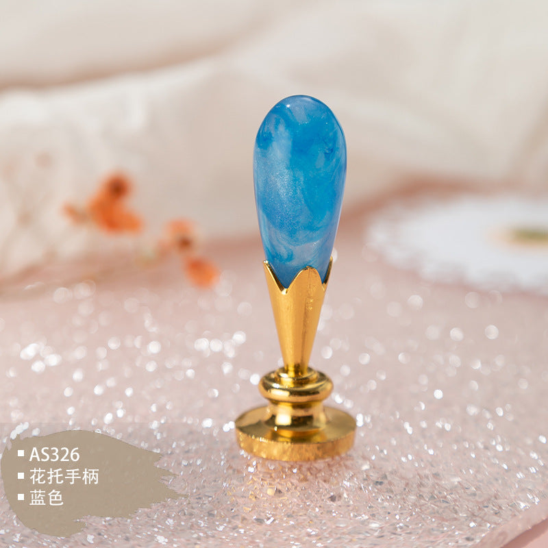 Custom Resin Alloy Wax Seal Handle Set for Magic Academy