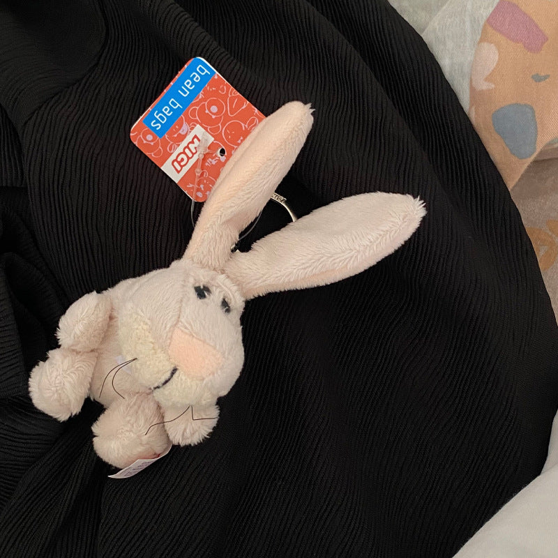 Cute Plush White Sheep Keychain Couple Pendant