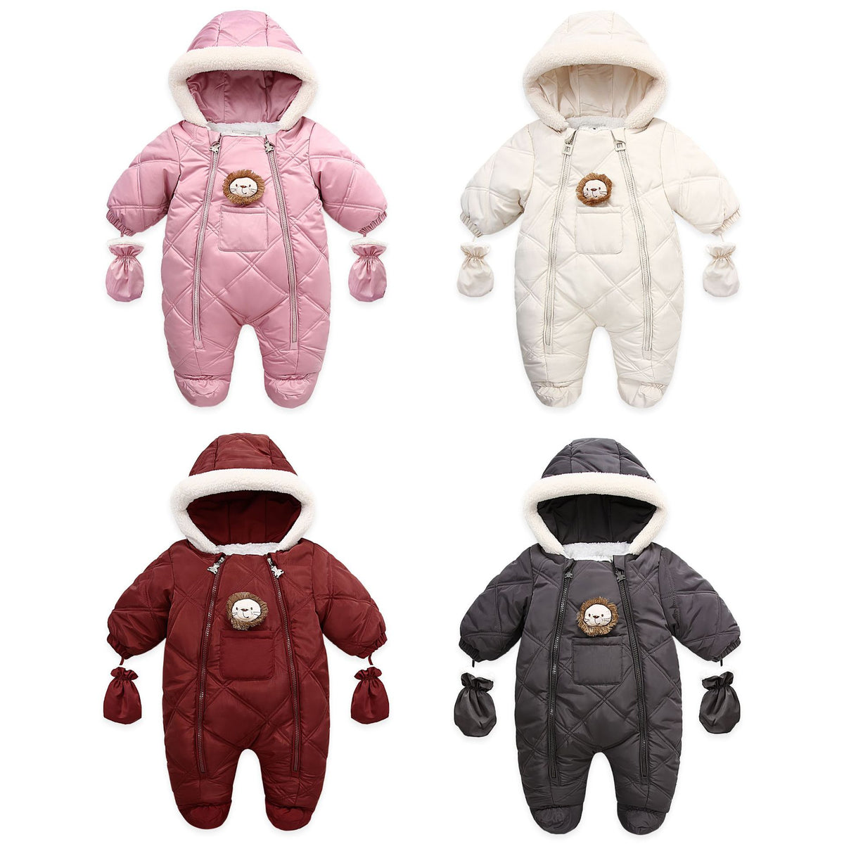 Thickened Cartoon Baby Onesie Romper for Kids