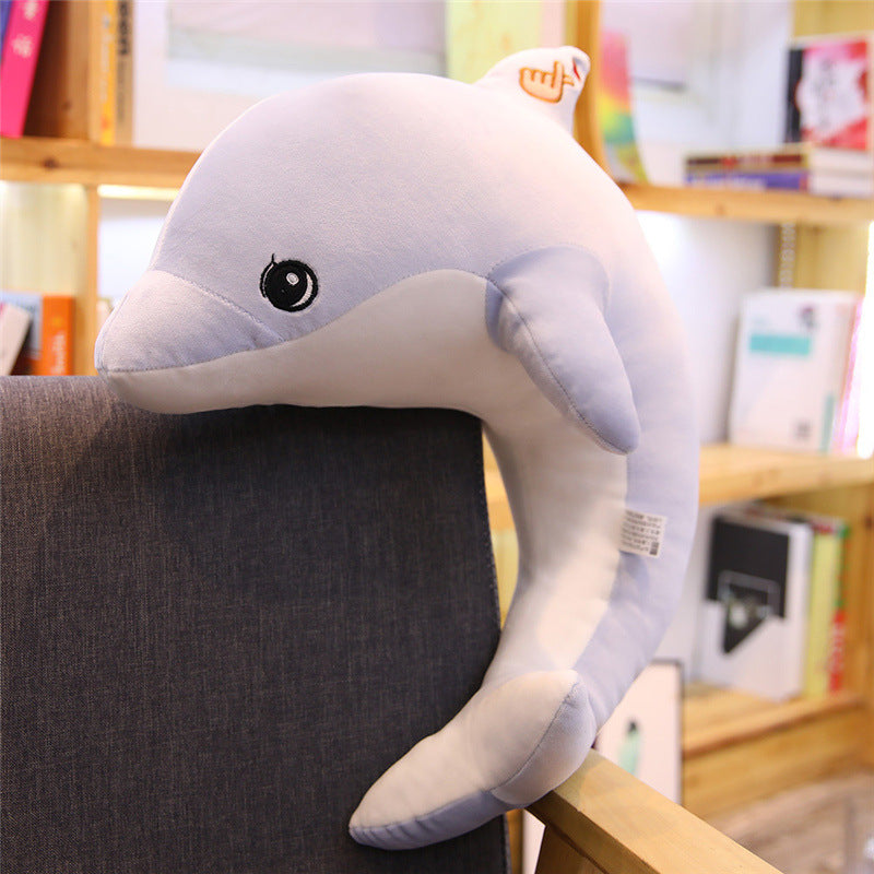 Dolphin Plush Toy, Stuffed Doll, Sleep Pillow Buddy