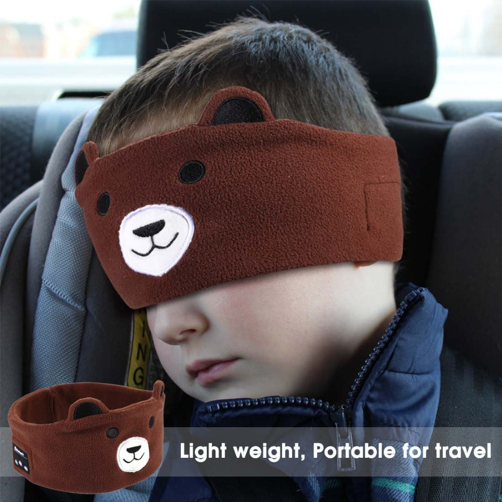 Bluetooth Headphones Animal Sleep Mask for Kids