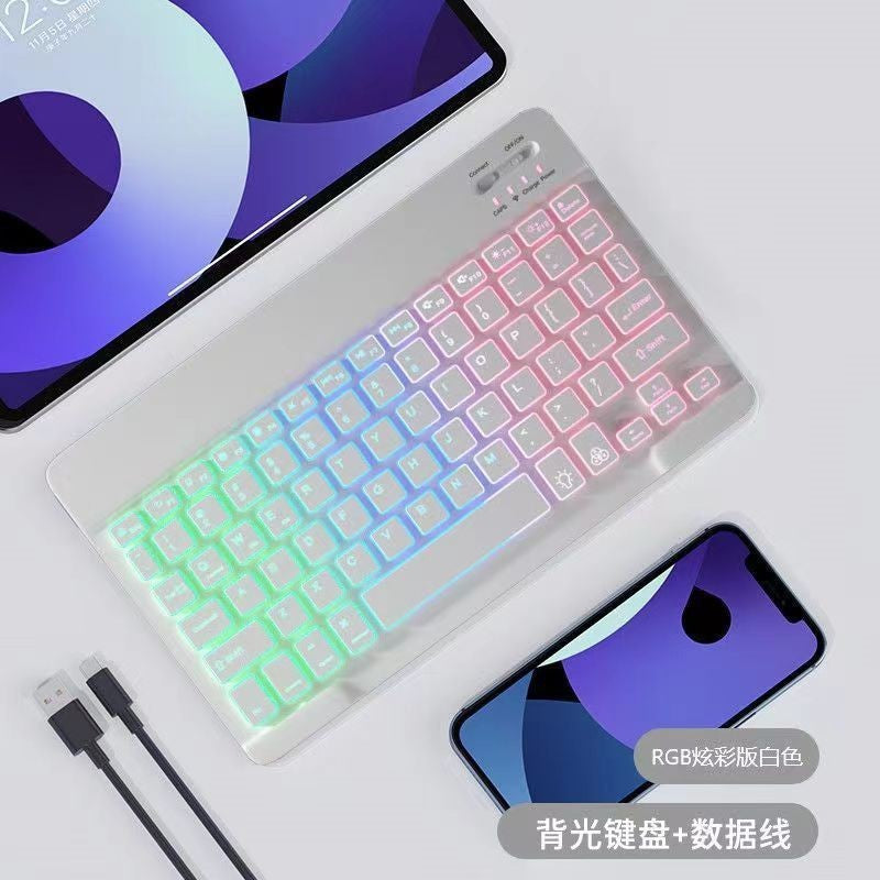 Wireless Bluetooth Backlit Keyboard & Mouse for iPad
