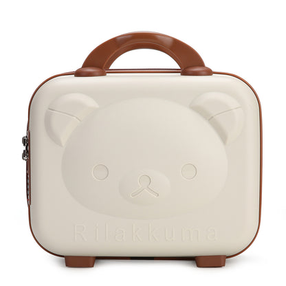 Luxury Cartoon Bear Travel Suitcase for Kids (14-Inch)
