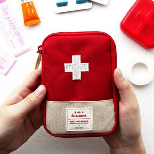 Mini Portable First Aid Kit Medical Storage Bag