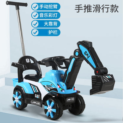 New Electric Excavator Toy for Kids Aged 1-3 Years