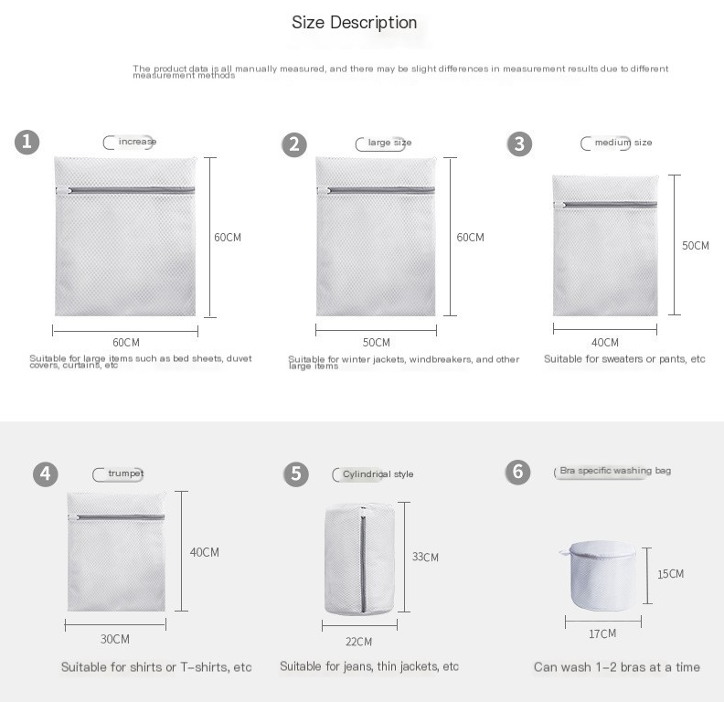 Thick Honeycomb Mesh Laundry Bag for Underwear