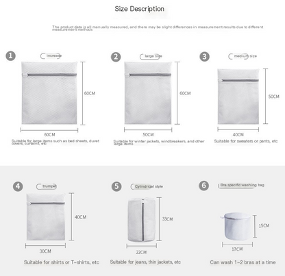 Thick Honeycomb Mesh Laundry Bag for Underwear
