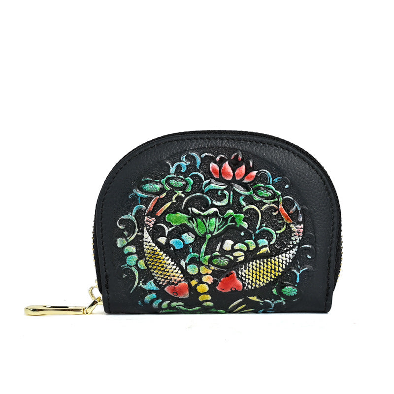 2023 Vintage Leather Clutch Wallet for Women