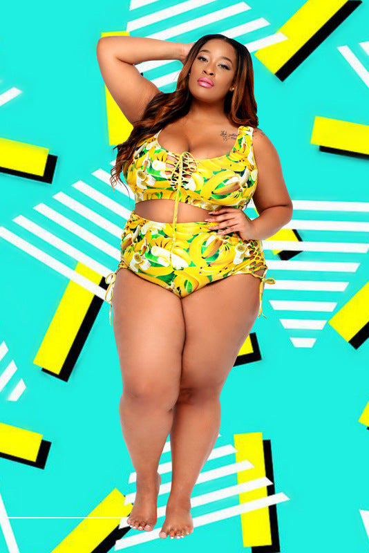 Plus Size Bikini Set for Women Swimwear