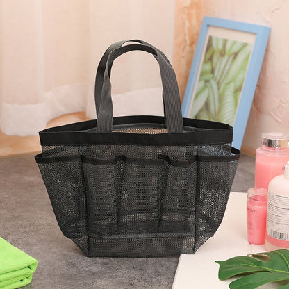 Portable Mesh Beach Tote Bag