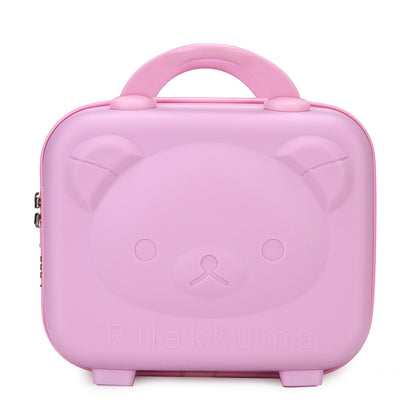 Luxury Cartoon Bear Travel Suitcase for Kids (14-Inch)
