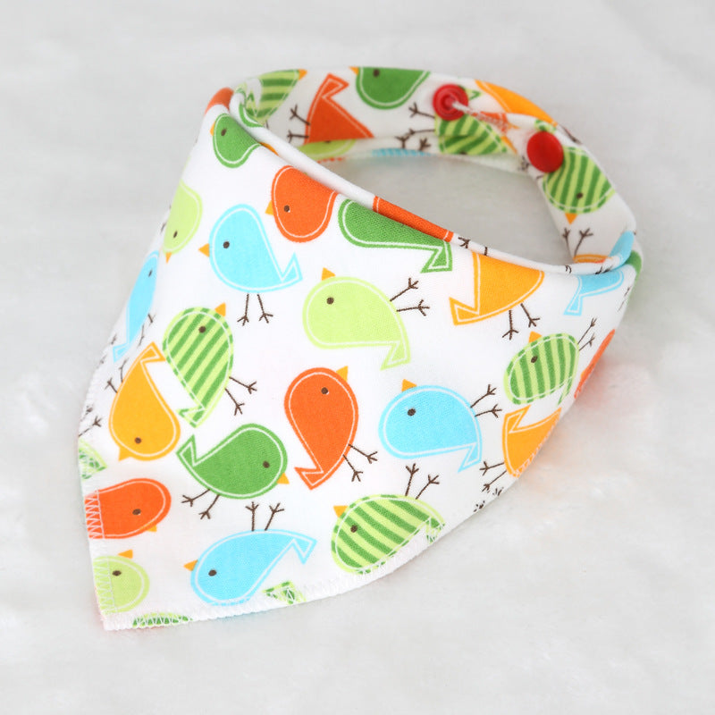Adjustable Double-Layer Baby Bib with Absorbent Design