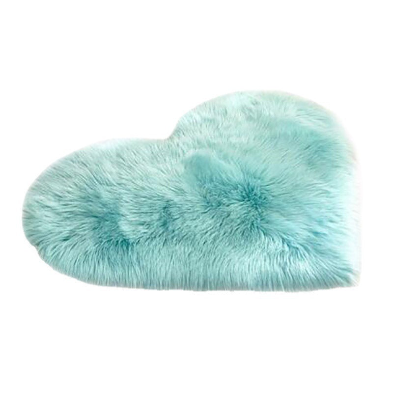 Custom Plush Heart-Shaped Stair Carpet for Decor
