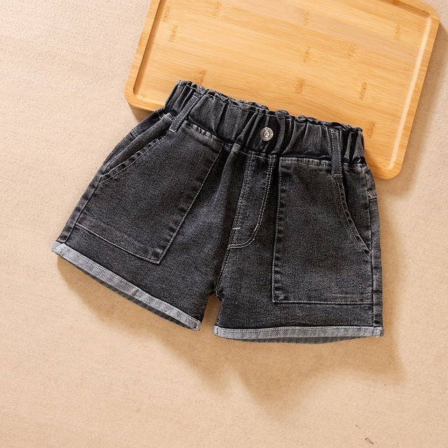Summer Denim Shorts for Baby Girls - Casual Style