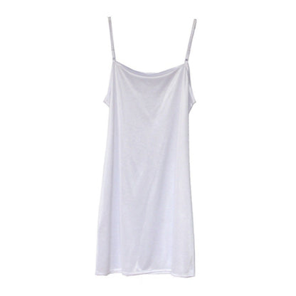 Thin Shoulder Strap Spring & Summer Dress Slip Petticoat
