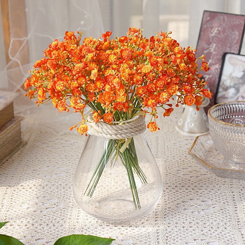Spring Colorful Fake Flowers with Stars for Home Decor