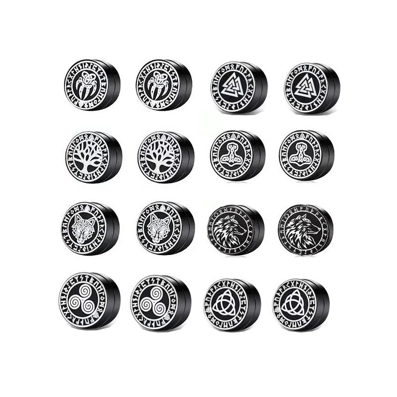 Titanium Steel Magnetic Earrings for Men - Trendy Design