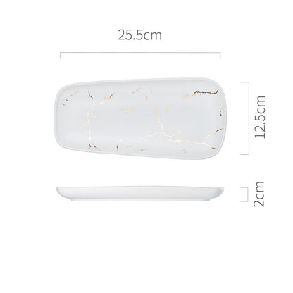 Nordic Style Fish Plate - Creative Ceramic Dish