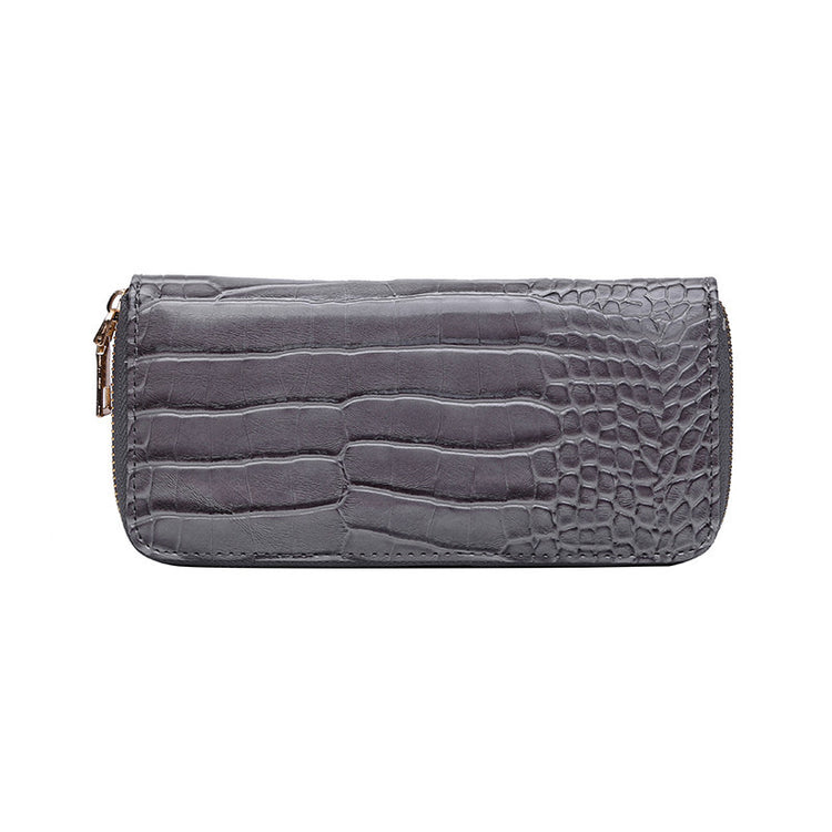 Long Lady Zipper Clutch Wallet for Women