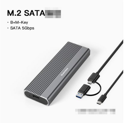 External M2 NVME SSD Enclosure Aluminum Casing 10Gbps