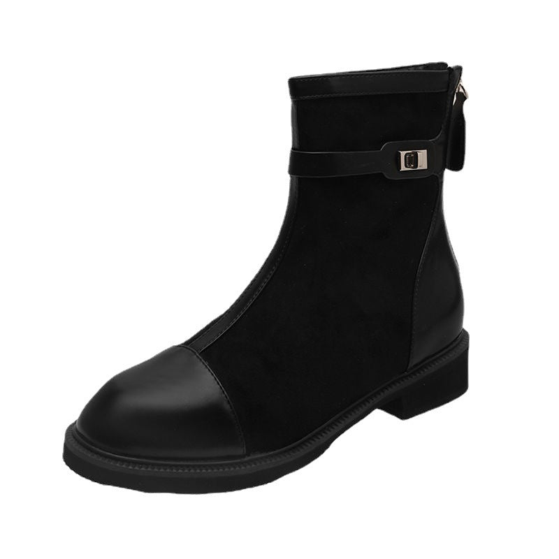 Women's Short Boots for Spring and Autumn Fashion