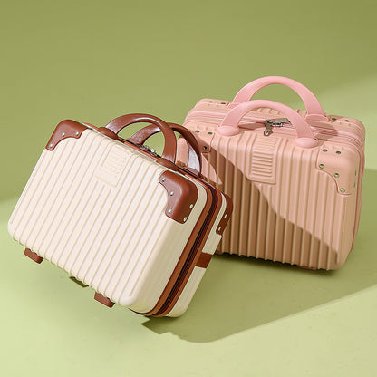Vintage 14-Inch Mini Makeup Case and Travel Box