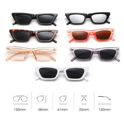 Luxury Cat Eye Mirror Sunglasses for Women