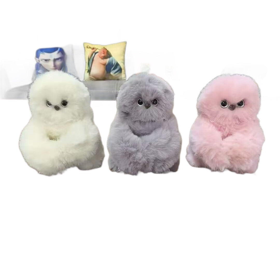 Electric Owl Mirumi Toy with Head Turn & Voice Mimic