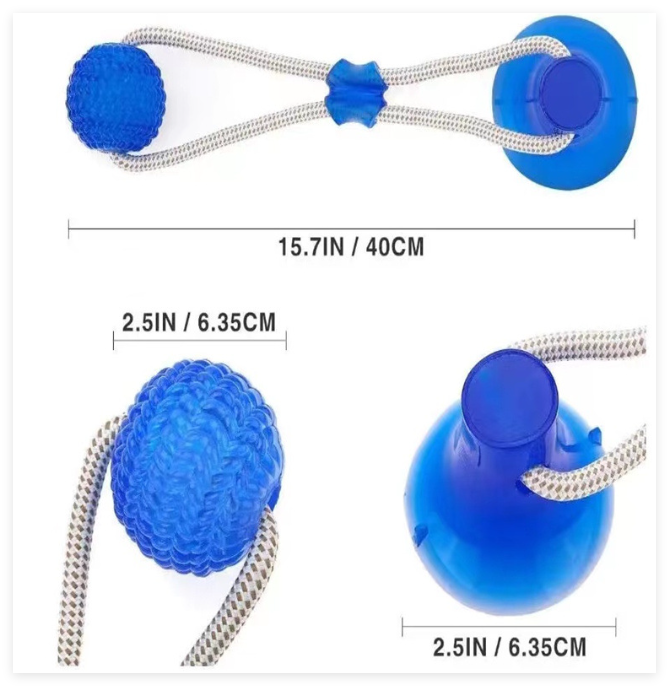 Dog Teething Bite Resistant Outdoor Rope Ball Toy