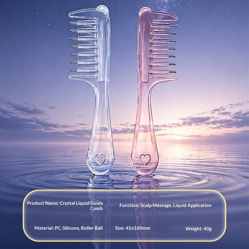 Crystal Liquid Conducting Minoxidine Scalp Comb