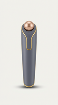 Electric facial roller with gold trim
