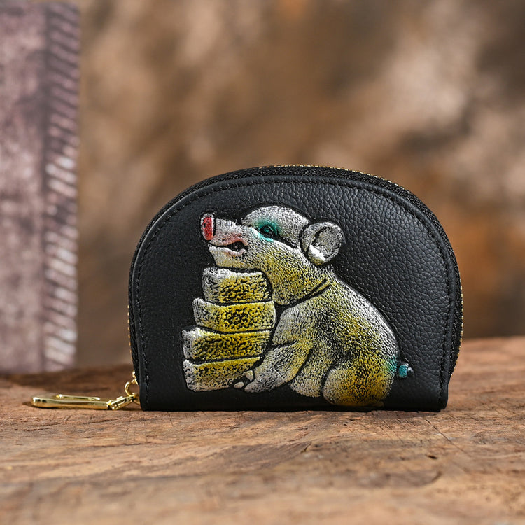 2023 Vintage Leather Clutch Wallet for Women