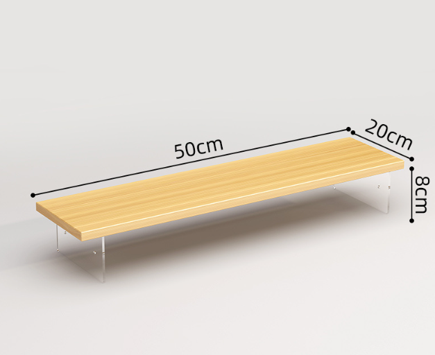 Acrylic & Wood Desktop Organizer Stand