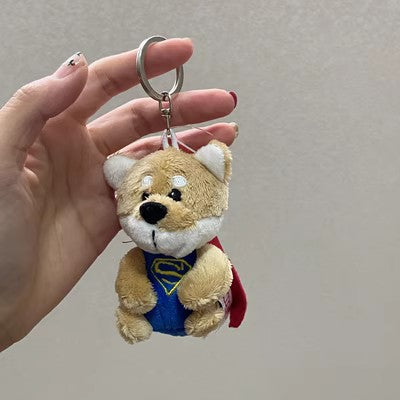 Cute Plush White Sheep Keychain Couple Pendant