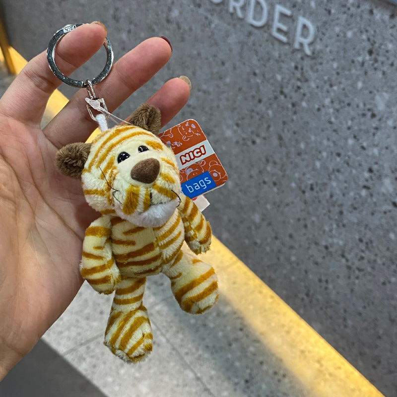Cute Plush White Sheep Keychain Couple Pendant