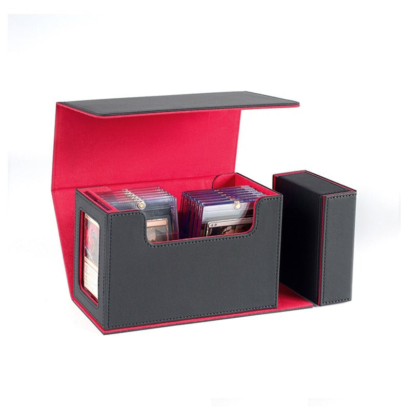 Single-slot Magnetic PU Vertical Dice Box with Window