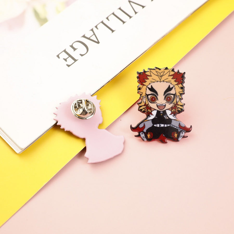 Demon Slayer Acrylic Brooch Badge - New Collection