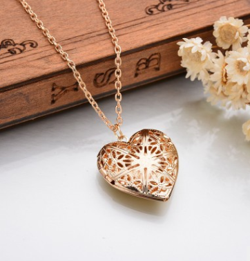 Openwork Heart Necklace - Heart Pendant Jewelry