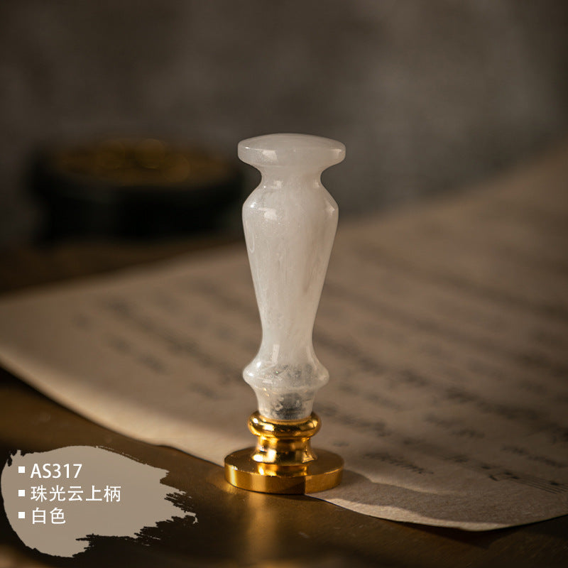 Custom Resin Alloy Wax Seal Handle Set for Magic Academy