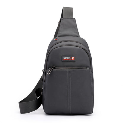 Men's Waterproof Oxford Fabric Crossbody Chest Bag